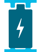 Battery carrier with integrated battery